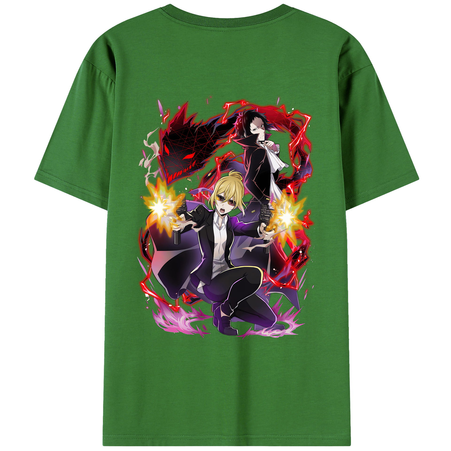 （画像用） 文豪ストレイドッグス Bungo Stray Dogs レディース半袖Tシャツ(バックプリント)